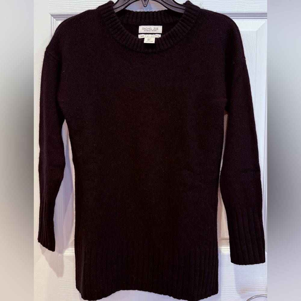 Rachel Zoe Women's Black Cashmere Sweater